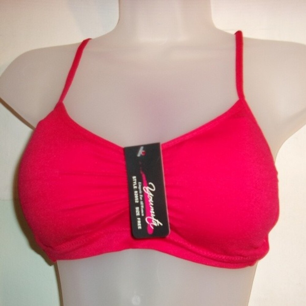 Youmita Red Racerback Bralette NWT - Picture 7 of 9